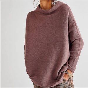 Free People Ottoman Slouchy Tunic Nutmeg Size S